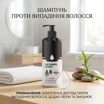 Шампунь чоловічий проти випадіння волосся NISHMAN Hair Shampoo Anti-Hairloss, 480 мл NMN-233 фото