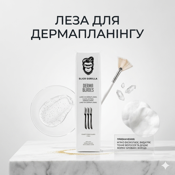 Леза для гоління Slick Gorilla Derma Blades 3 шт. (SGDB) SGDB фото