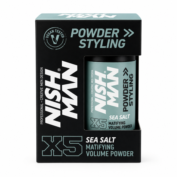Пудра матова для стилізації волосся Nishman Styling Powder Wax P5 з морською сіллю, 20 гр(NMN-104-Х5) NMN-104-Х5 фото