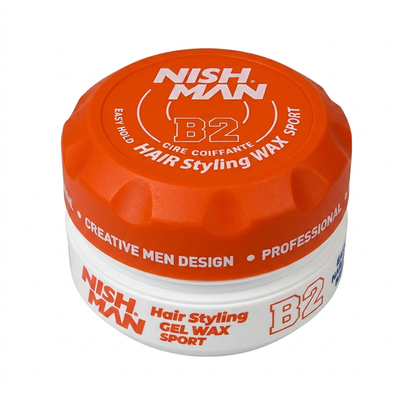 Набір гель-віск для стилізації волосся Nishman Hair Styling Gel Wax B2 + Роликовий ніж Fiskars 45 мм NMN-150-B2p фото